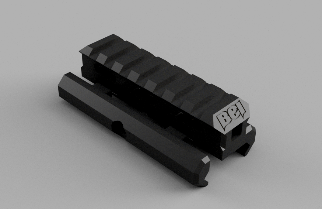 7 Slot 3/4"H Optic Riser Mount