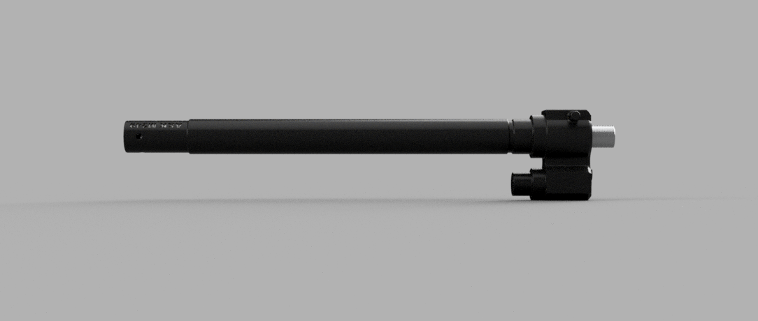 A&K M249 9.75" Outer Barrel, NO Front Sight Post