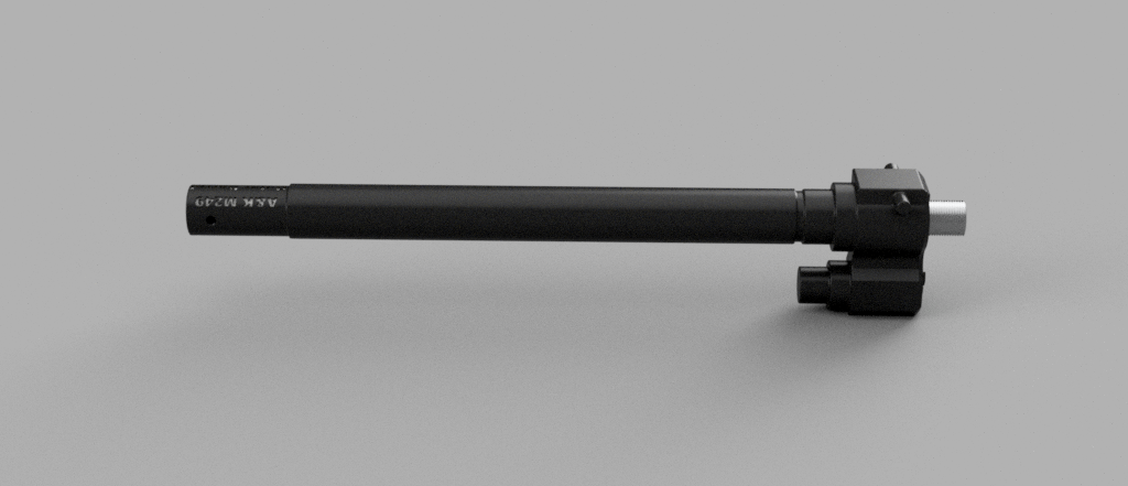 A&K M249 9.75" Outer Barrel, NO Front Sight Post