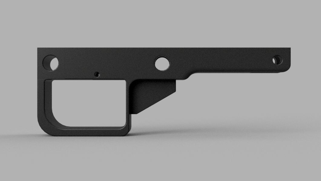 A&K M249 Pistol Grip Adapter for AR Grip w/o Backstrap Conversion