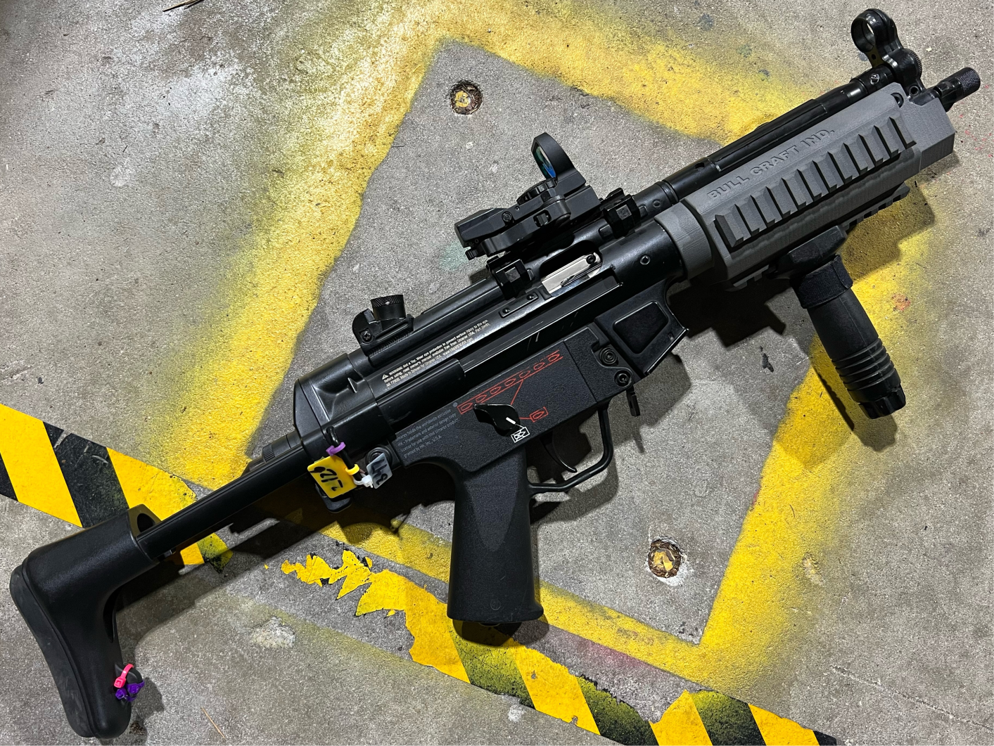 G&G MP5 Picatinny Tri-Rail Handguard