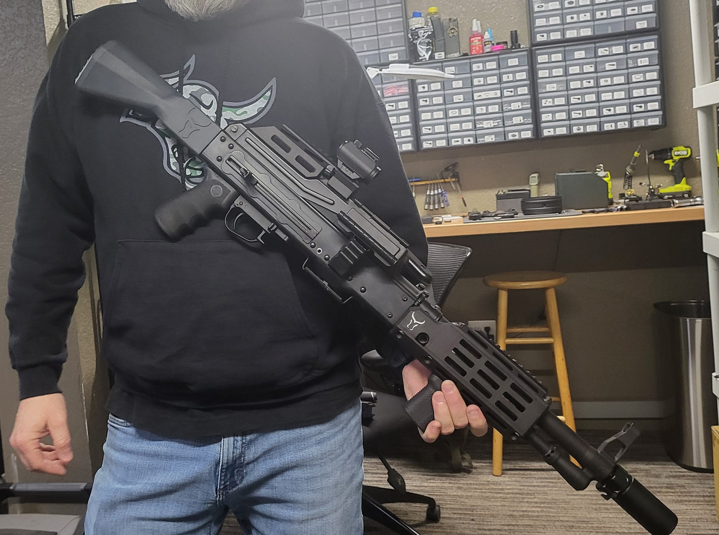 PKM 10" Stubby Stock w/ Tool-less Butt Pad
