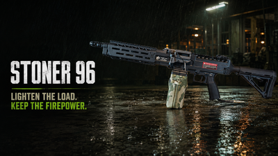 Bull Craft Industries Classic Army / Knight's Stoner 96 Line featuring precision-engineered handguards, HPA components, buffer tubes, magazine systems and upgrade parts designed and manufactured in Florida, USA.