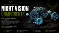 Bull Craft Industries Night Vision Components featuring precision-engineered infinity focus caps, kill flash objective caps, protective accessories and upgrade components designed and manufactured in Florida, USA.
