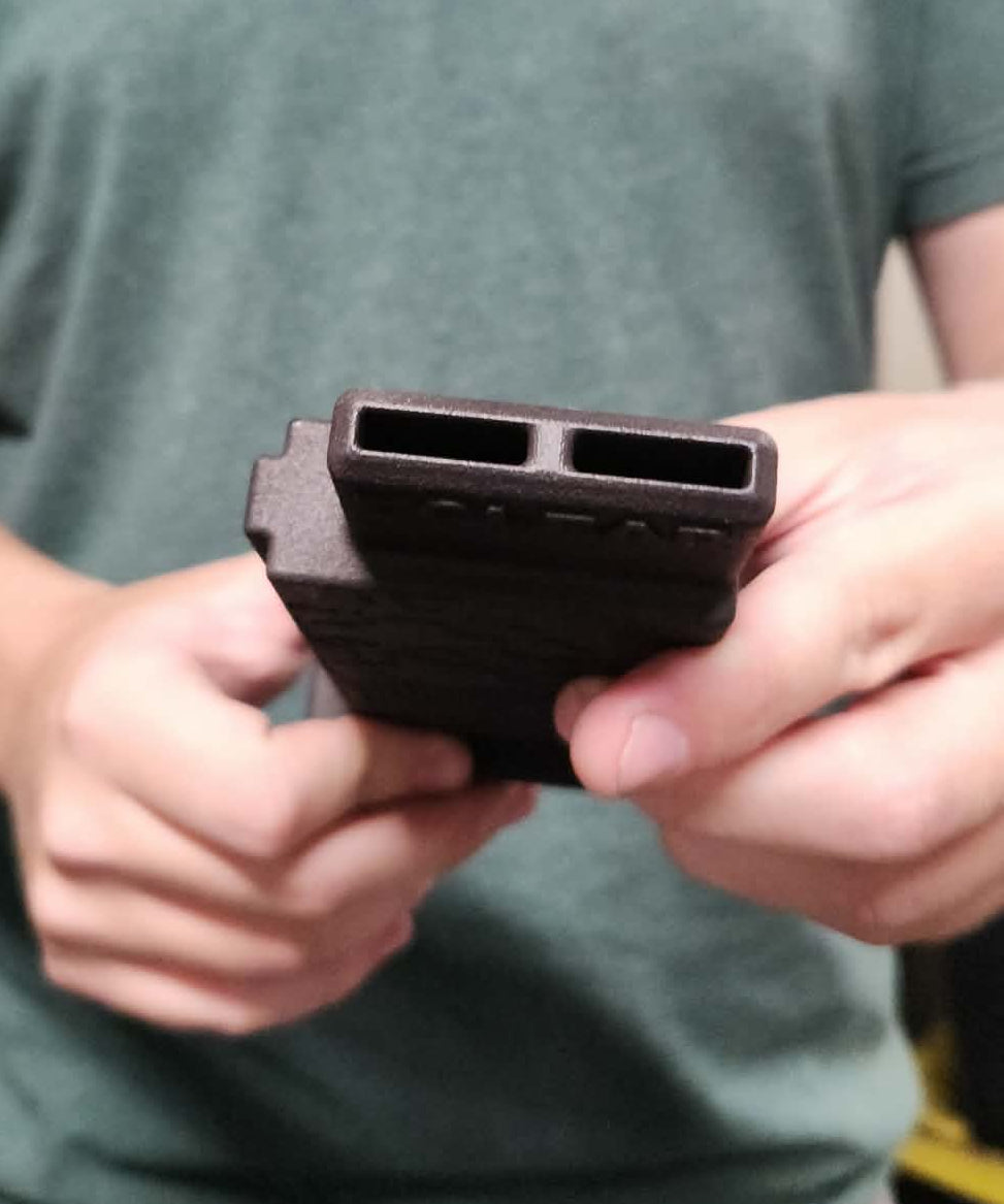 Bull Craft AR-15 M4 empty rifle chamber block top view