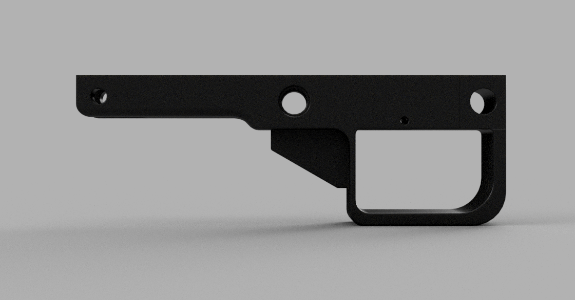 A&K M249 Pistol Grip Adapter for AR Grip w/o Backstrap Conversion