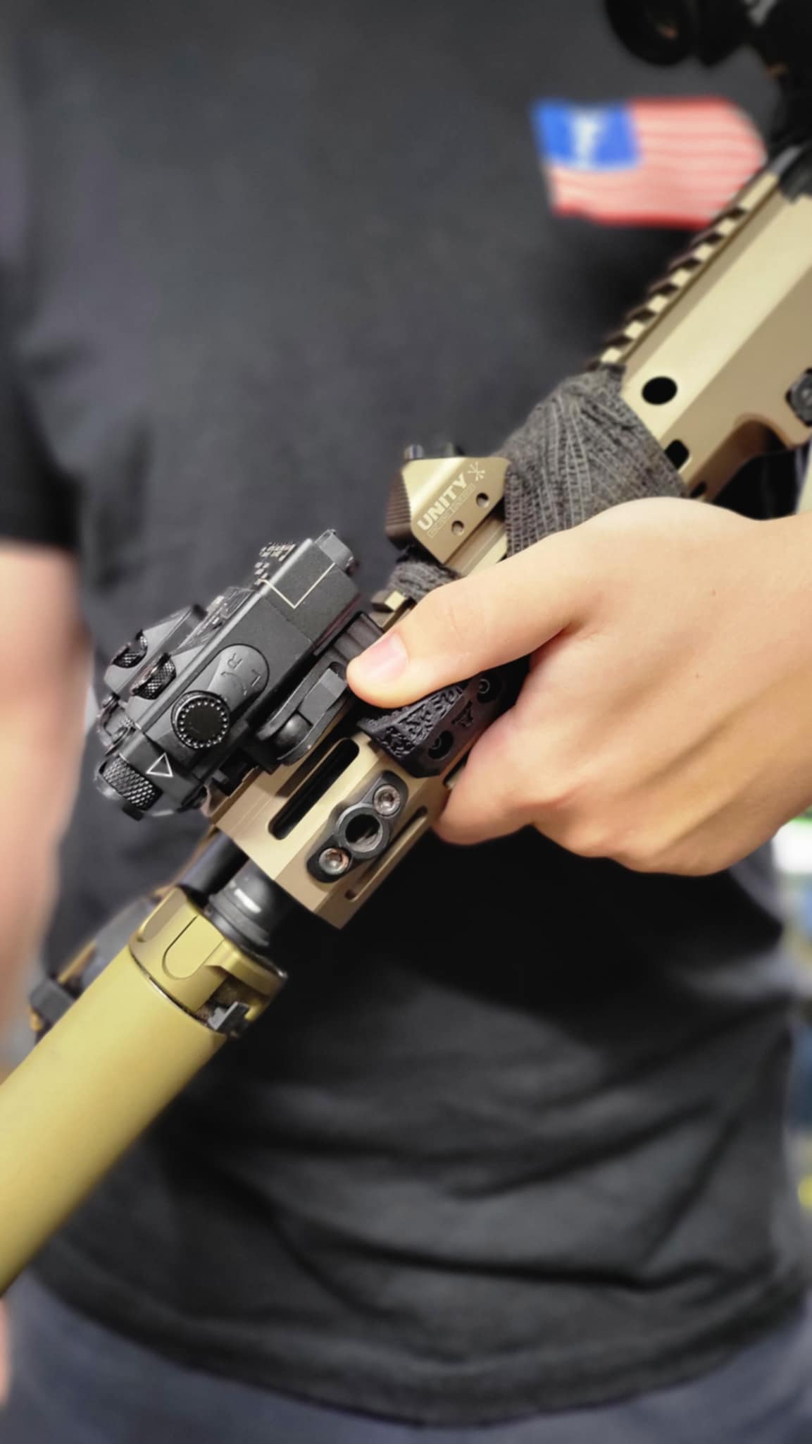Thumb Rest 2.0 for M-LOK Handguards (various angle options)