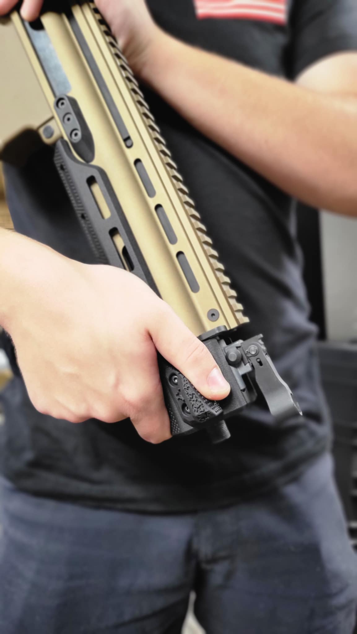 Thumb Rest 2.0 for M-LOK Handguards (various angle options)