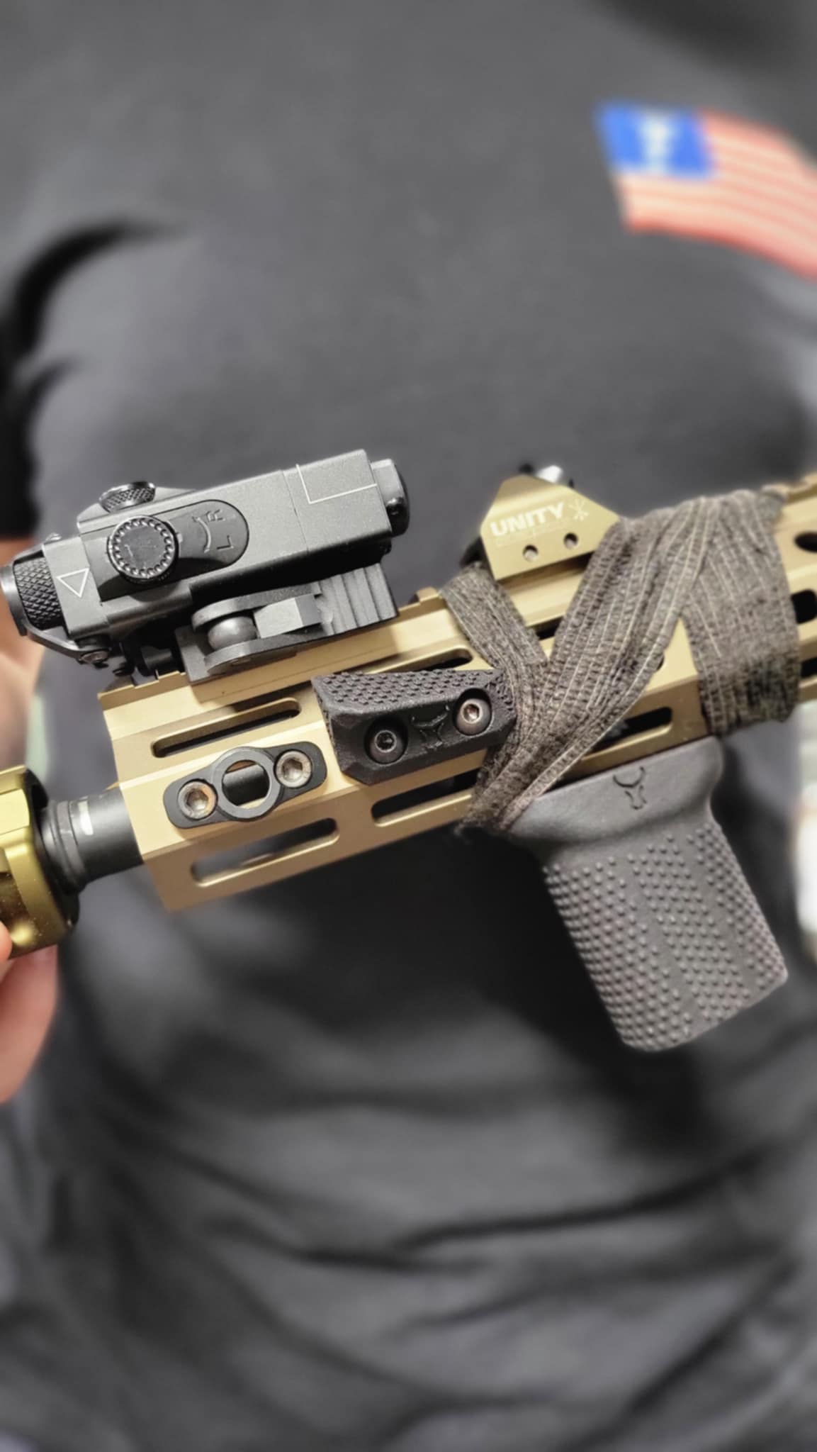 Thumb Rest 2.0 for M-LOK Handguards (various angle options)