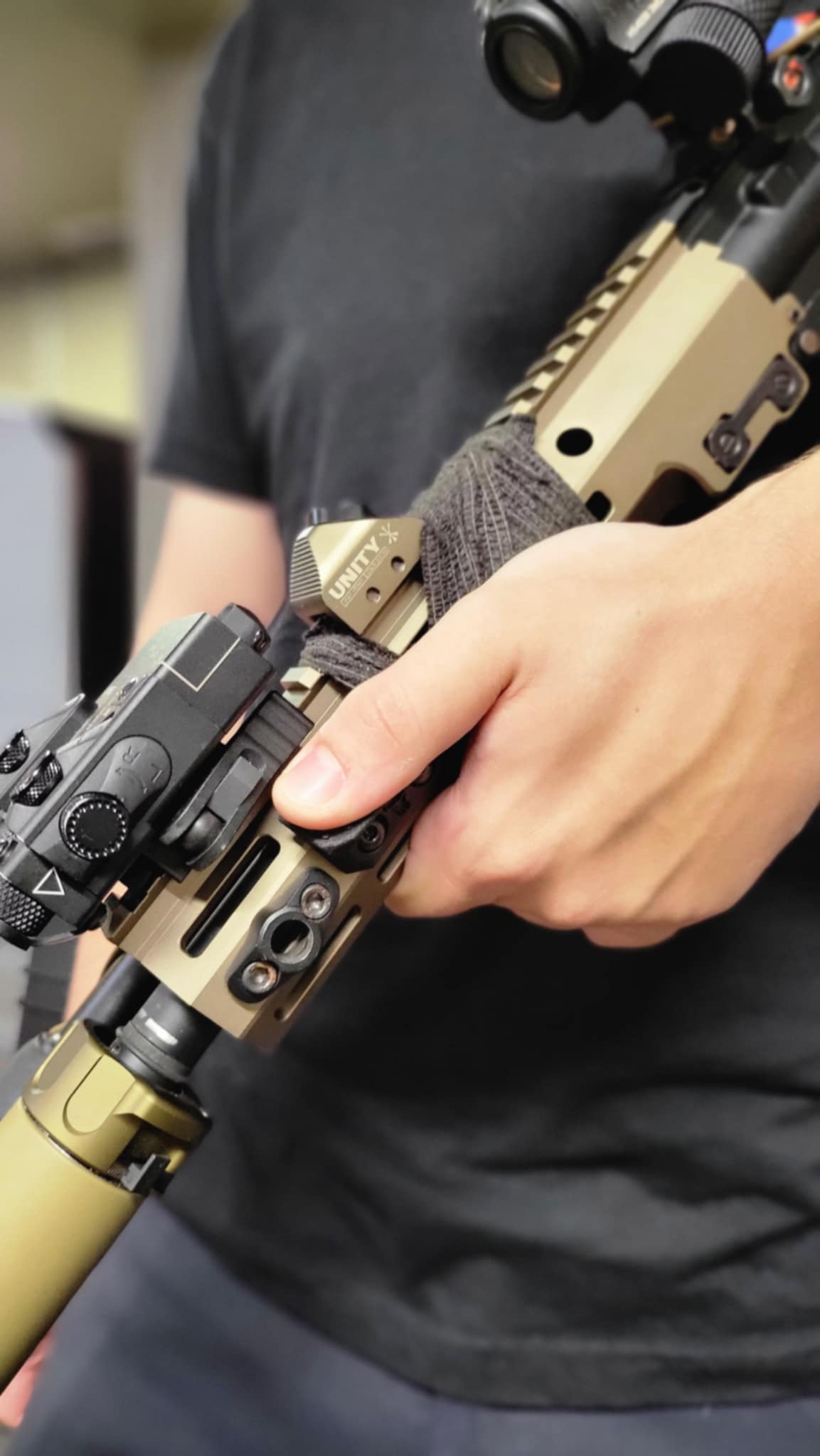 Thumb Rest 2.0 for M-LOK Handguards (various angle options)