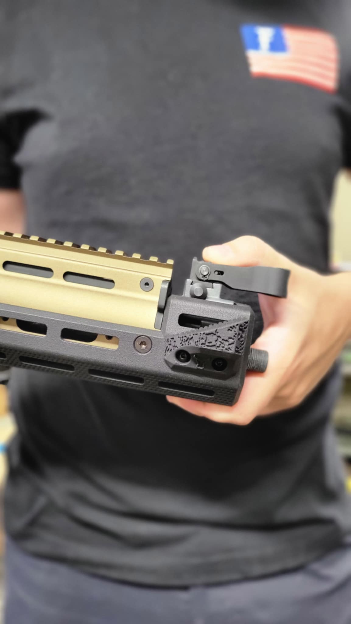 Thumb Rest 2.0 for M-LOK Handguards (various angle options)
