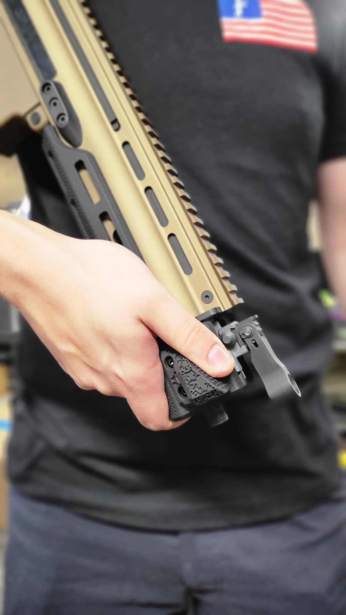 Thumb Rest 2.0 for M-LOK Handguards (various angle options)