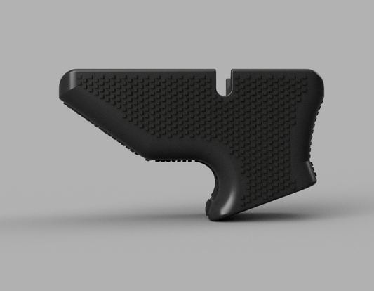 1.5" Short Angled Textured Grip M-LOK Foregrip / Handstop