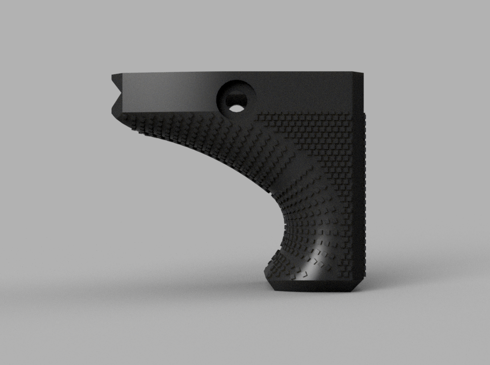 STUBBS Stubby Small Handstop / Foregrip for Picatinny Rails