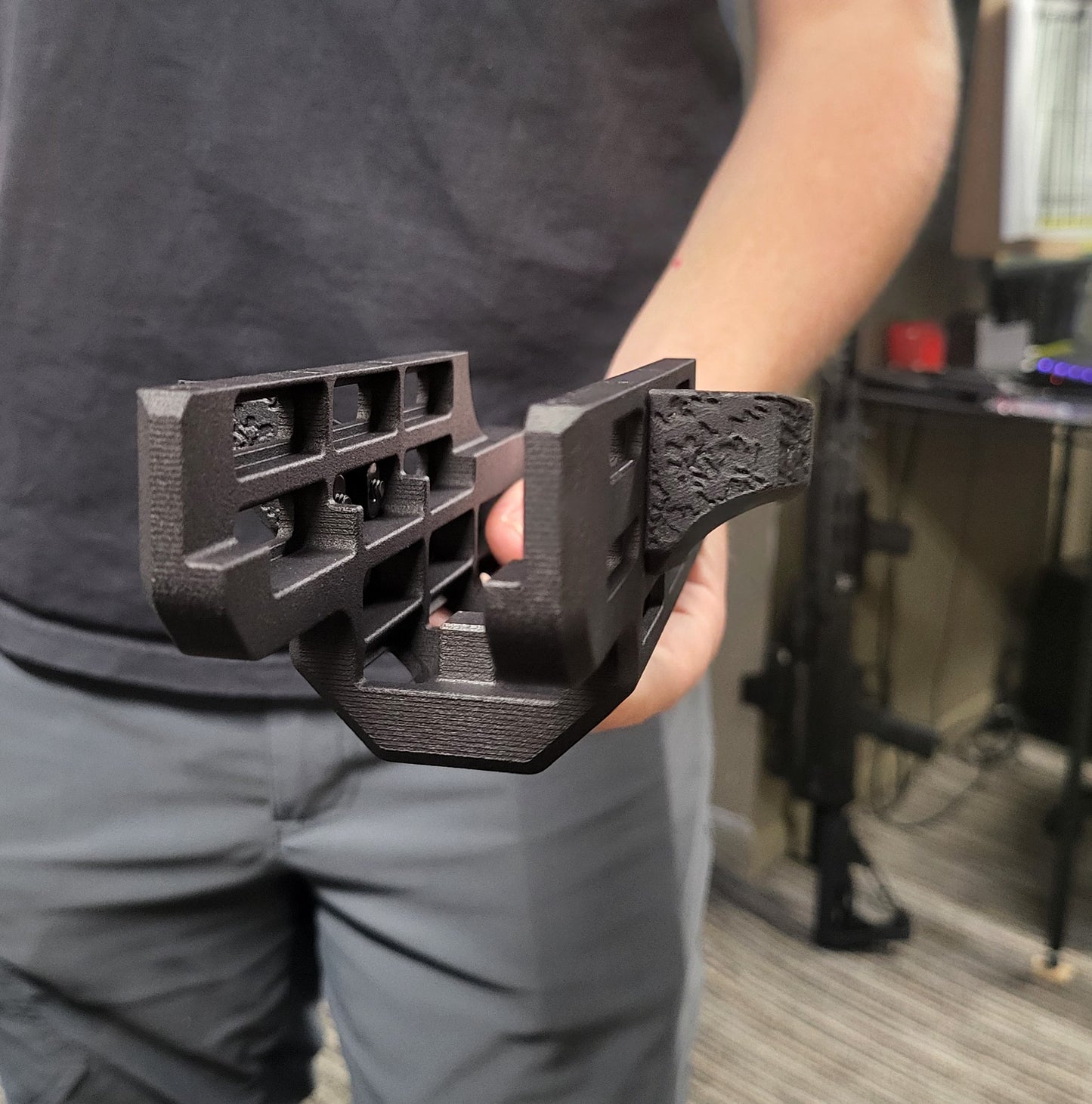 CRADLE 15 degree Angled Inset Thumb Rest for M-LOK, Large