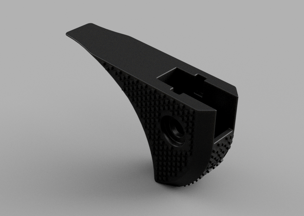 VFC MP7 Nubby Textured Curved Handstop Foregrip