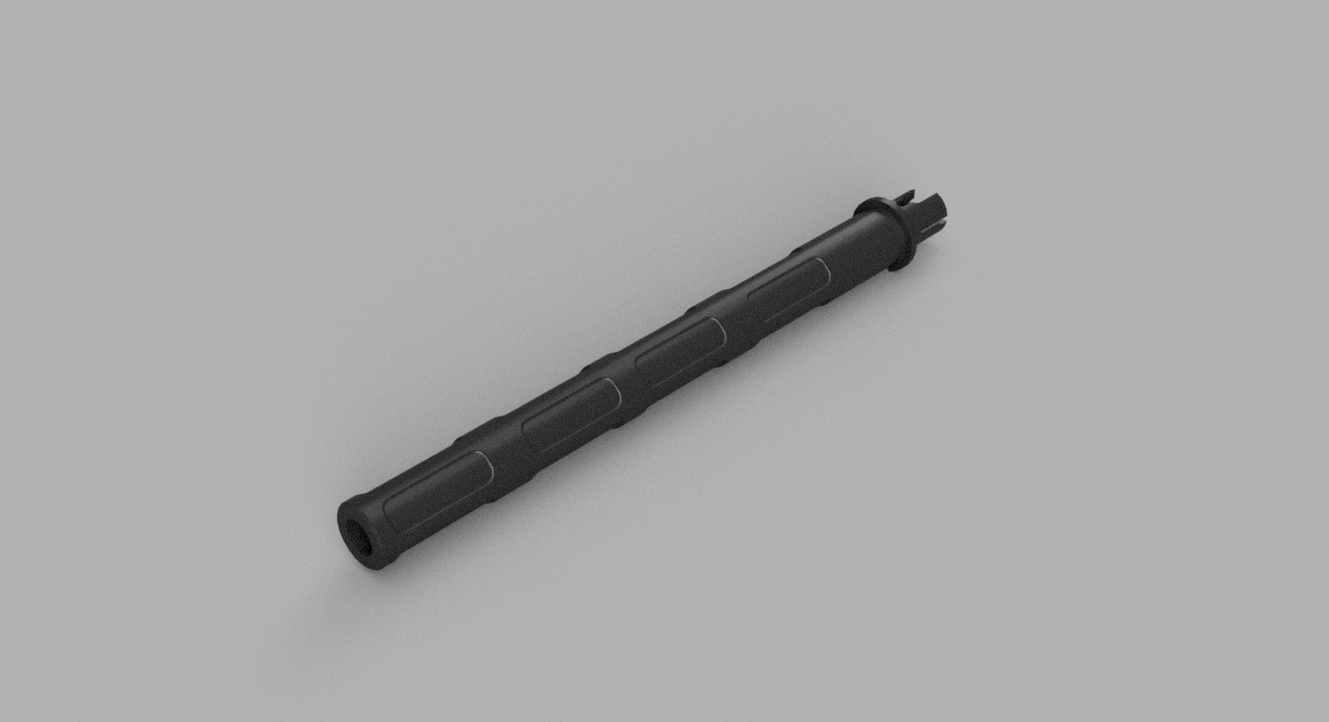 M4 "GROOVED/SLOTTED" Super Lightweight Outer Barrel for G&G AEG (various lengths)